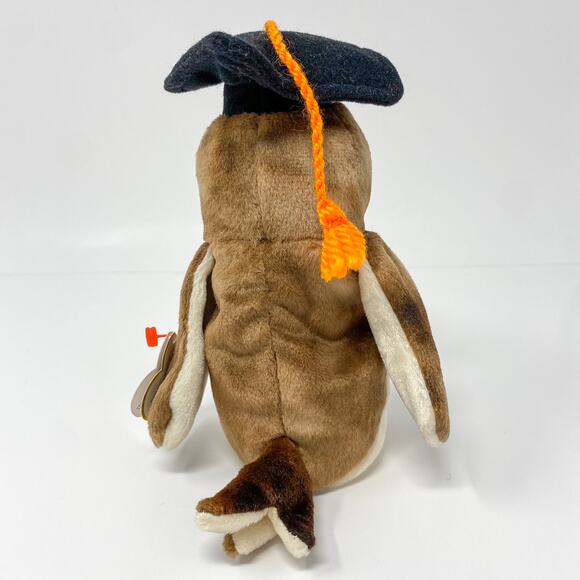 TY Vintage Owl "Wise" Beanie Baby - Picture 4 of 10